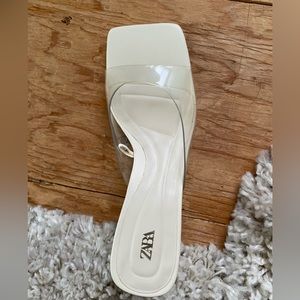 Zara - Clear Sandals - Size 5